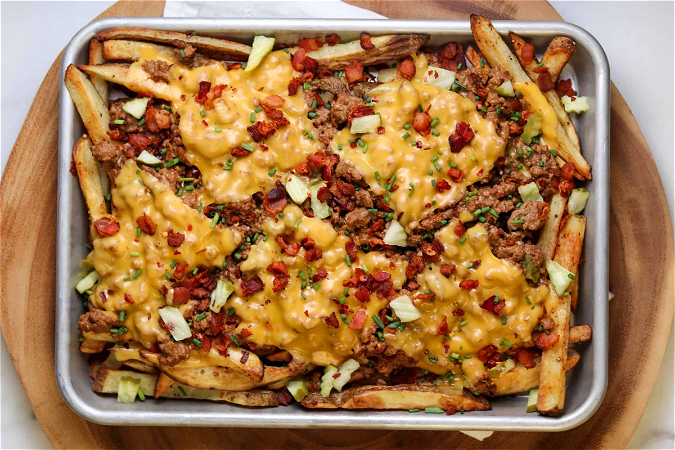 Fully Loaded Cheese Fries