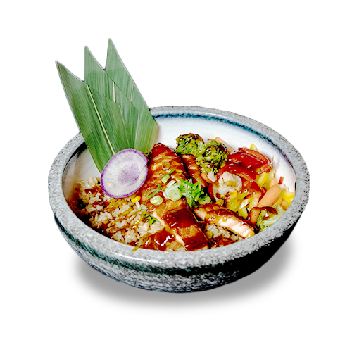 Zalm teriyaki bowl