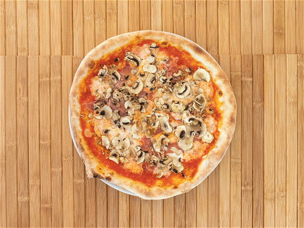 Pizza prosciutto & funghi