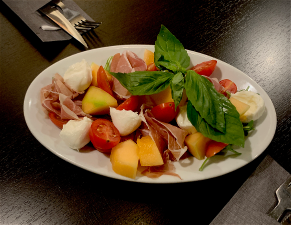 Specialiteit: Melone e prosciutto