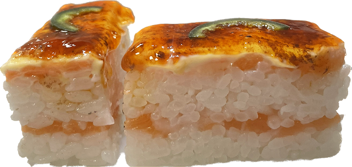 Salmon Oshi Jalapeno