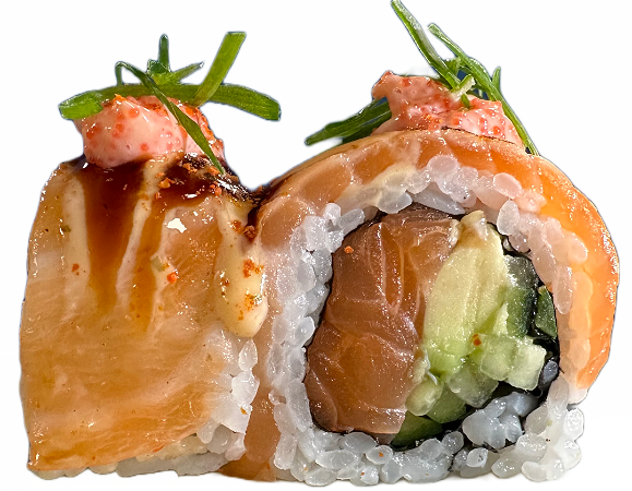 Flamed Salmon Roll