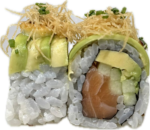 Torched Salmon Crunch