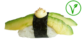 Nigiri avocado