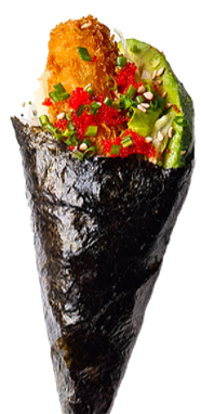 Garnalen handroll