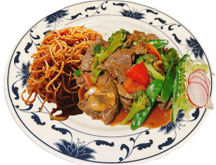 Beef met knoflook saus