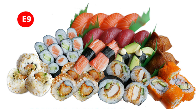 Sushi mix, 40 stuks