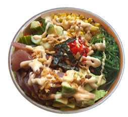 Rising sun poke bowl (licht pittig)