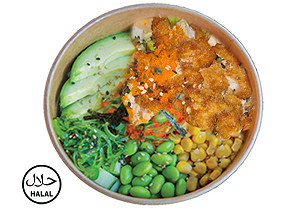 Geisha Chicken Poke bowl