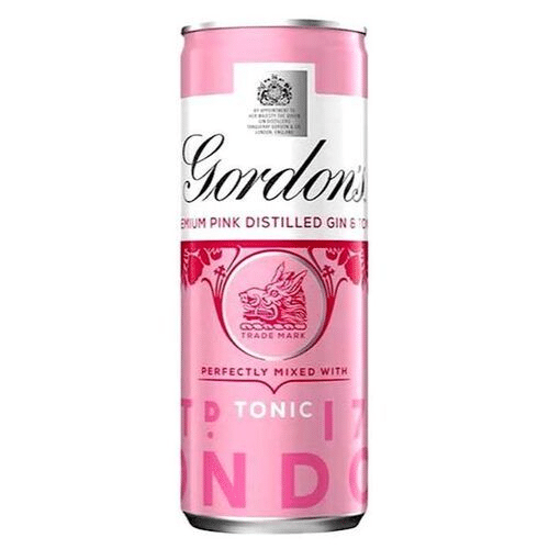 Gordon's gin and tonic pink 250ml