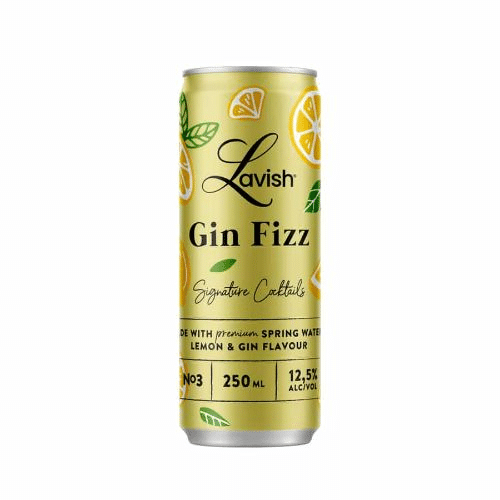 Lavish gin fizz 250ml