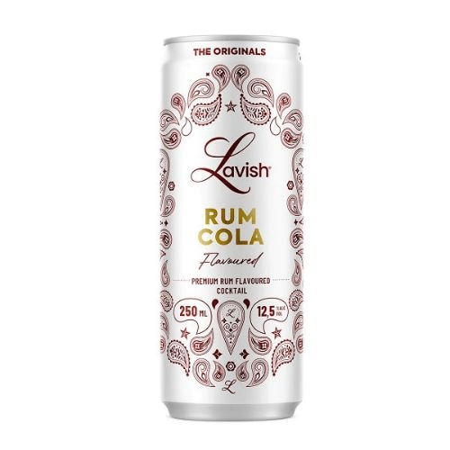 Lavish rum and cola 250ml