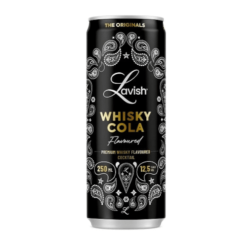 Lavish whiskey and cola 250ml