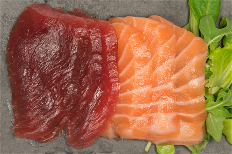 Sake / maguro sashimi