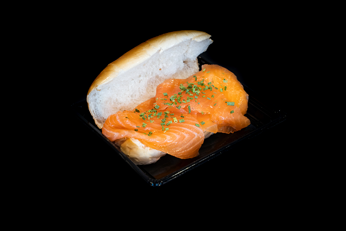 Broodje gerookte zalm