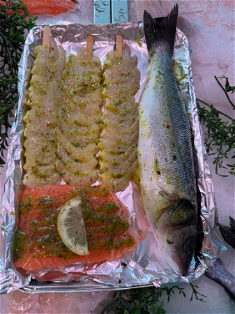 BBQ trio schotel 
