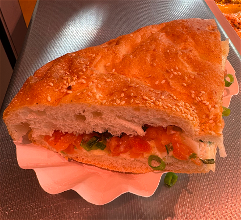 NIEUW!! Turks brood met gerookte zalm