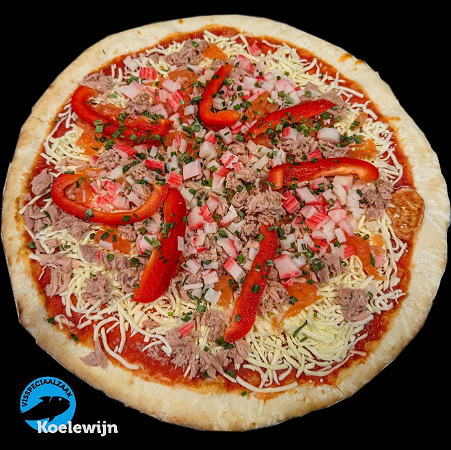 NIEUW!! Vis pizza