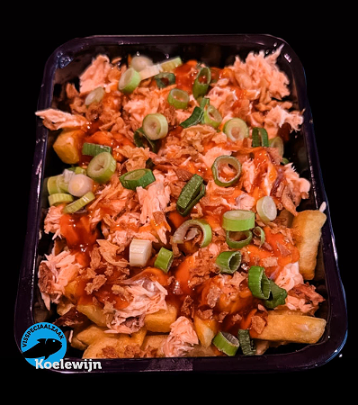 NIEUW!! Loaded fries pulled zalm