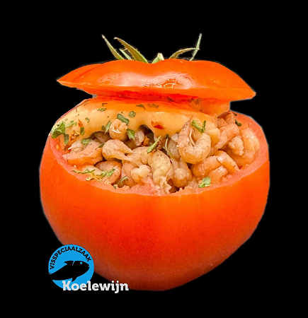 Gevulde tomaat met Hollandse garnaal