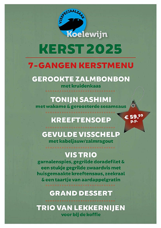 7 gangen kerstmenu