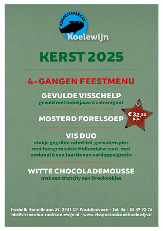 4- gangen Kerstmenu