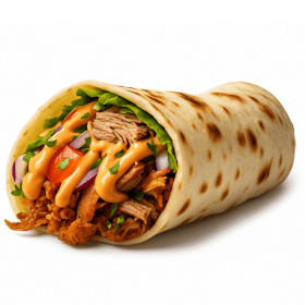 Yufka kip döner andalouse flame