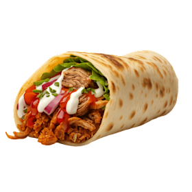Yufka kip döner sweet chili kiss