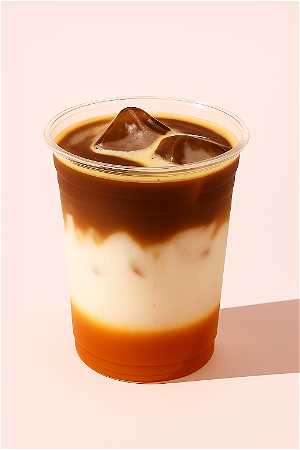 Ice Caramel Affogato