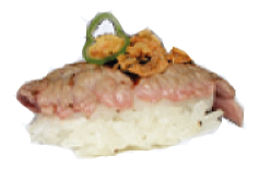 Beef nigiri