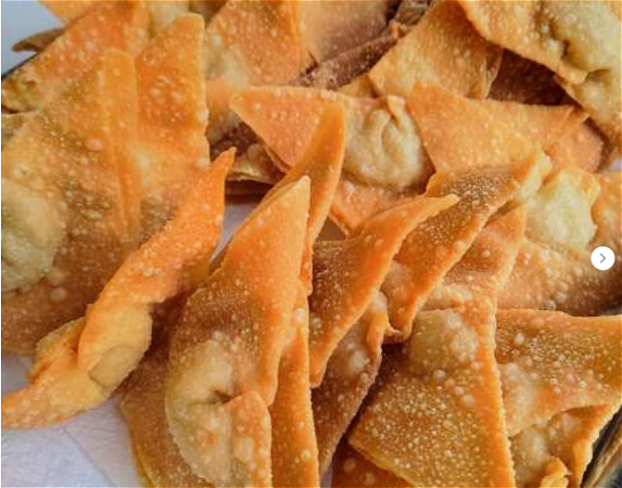 Pangsit Goreng met saus (4 stuks)