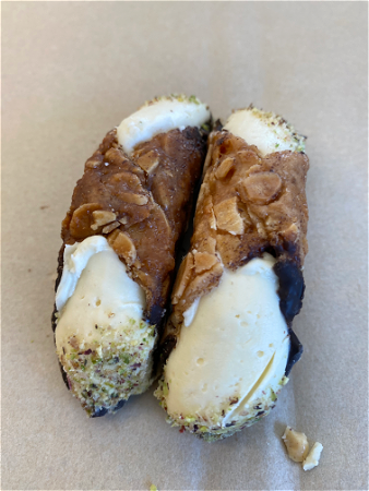 Cannoli siciliani WITTE CHOCOLADE GLUTENVRIJ