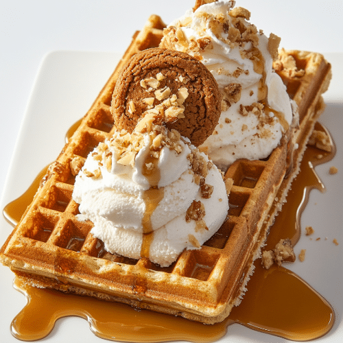 Biscoff waffle