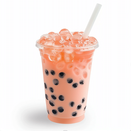 Watermelon milk tea