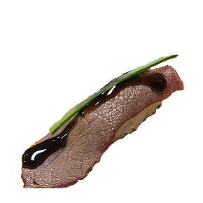 Beef  Flambée nigiri 