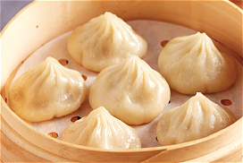 Gestoomde mini bapao 6stuks