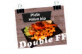 Plate halve kip