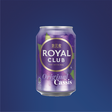 Royal Club Cassis blik 330ml