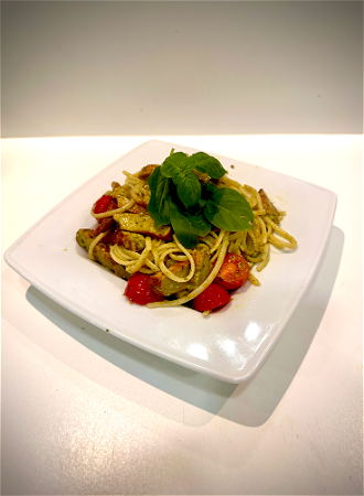 Pasta Kip-pesto
