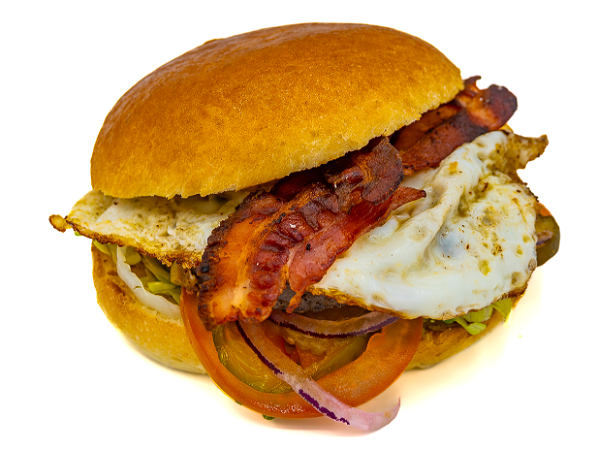 Ambachtelijke Ei-Bacon Burger 
