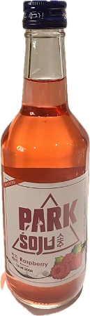 Korean Soju Raspberry Flavor