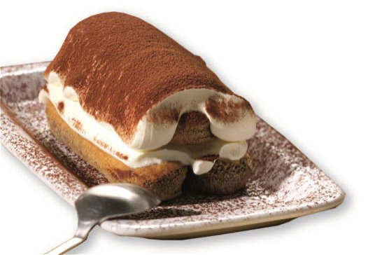 Tiramisu met slagroom