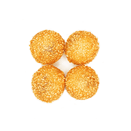 Zoete sesamballetjes (5 stuks) (vegetarisch)