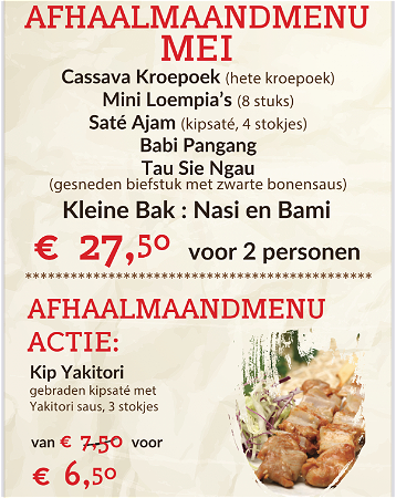 Afhaal Maandmenu Mei