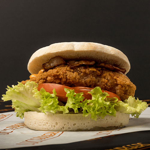 Bacon chickenburger