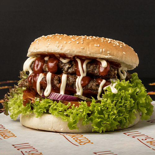 Double hamburger