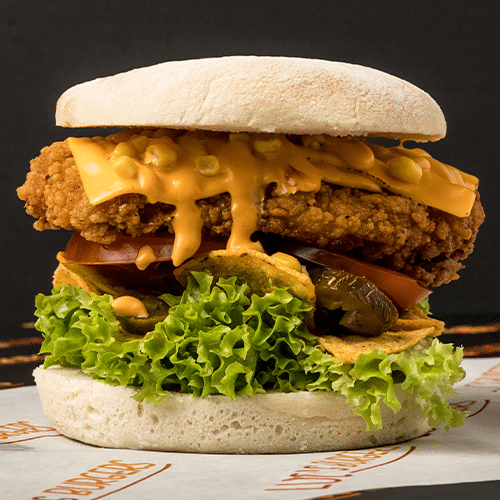 Mexican chickenburger