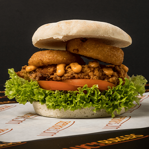 Onion chickenburger