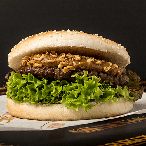 Saté burger