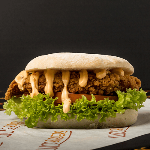 Spicy chickenburger